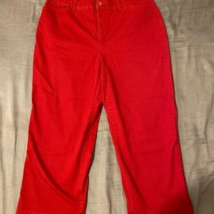 Red Croft & Barrow capris size 6